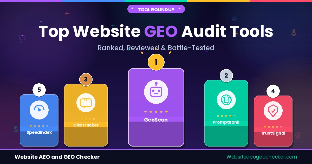 Top 10 GEO Audit Tools for 2026-2027